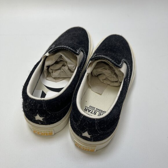 Converse x GOLF le FLEUR One Star Slip Pro Shoes Slip-On Black Women Sz 8 US NEW - Picture 3 of 10